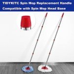 O-Cedar Compatible Spin Mop Replacement Handle 4-Section