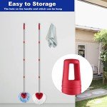 O-Cedar Compatible Spin Mop Replacement Handle 4-Section