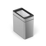 simplehuman 10L Slim Profile Trash Can - Stainless Steel