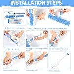 2-in-1 Window Squeegee with Extendable Pole