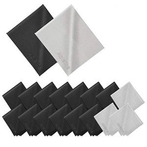 18 Pack Microfiber Cleaning Cloths for Screens & Lenses
