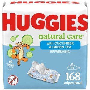 Huggies Natural Care Refreshing Baby Wipes - 168 Count