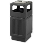 Durable 38 Gallon Indoor/Outdoor Trash Can with Ashtray
