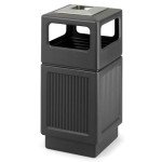 Durable 38 Gallon Indoor/Outdoor Trash Can with Ashtray
