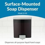 Bobrick Manual Wall-Mounted Soap Dispenser 40 oz