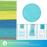 HOMEXCEL 100-Pack Microfiber Cleaning Cloths – Lint Free