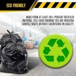 Heavy Duty Contractor Trash Bags, 50 Pack
