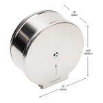 Wall-Mount Stainless Steel Toilet Paper Dispenser