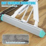 Absorbent Sponge Mop with Extendable Handle and Heads
