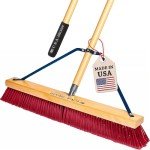 24" Push Broom with 60" Hardwood Handle