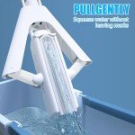 Absorbent Sponge Mop with Extendable Handle and Heads
