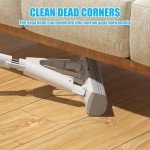 Absorbent Sponge Mop with Extendable Handle and Heads