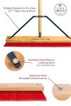 24" Push Broom with 60" Hardwood Handle