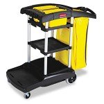 Versatile Cleaning Utility Cart for Easy Organization