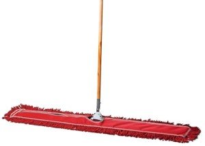 48" Commercial Dust Mop with Wooden Handle