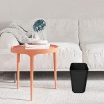 3-Gallon Under Desk Trash Can - Black