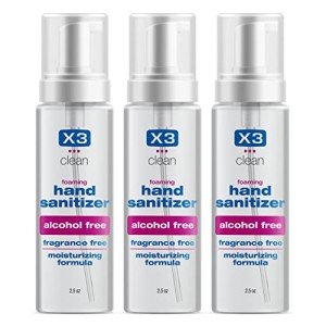 X3 Foaming Hand Sanitizer, Alcohol & Fragrance Free