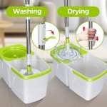 Masthome Compact Spin Mop and Bucket Set