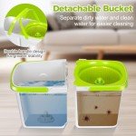 Masthome Compact Spin Mop and Bucket Set