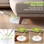Masthome Compact Spin Mop and Bucket Set