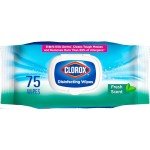 Clorox Disinfecting Wipes, Fresh Scent, 75 Count