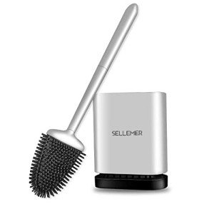 Sellemer Flexible Toilet Brush and Holder Set