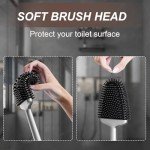 Sellemer Flexible Toilet Brush and Holder Set