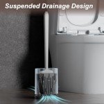Sellemer Flexible Toilet Brush and Holder Set