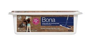 Bona Disposable Wet Cleaning Pads for Hardwood Floors