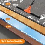 Heavy-Duty Floor Squeegee with 60-Inch Handle