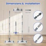 Microfiber Flat Mop for Hardwood and Tile Cleaning