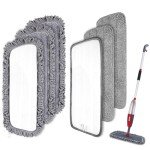 6-Pack Microfiber Spray Mop Replacement Heads