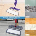 6-Pack Microfiber Spray Mop Replacement Heads