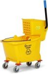 Simpli-Magic Commercial Mop Bucket with Wringer - Yellow