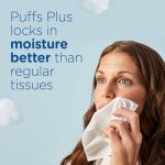 Puffs Plus Lotion Facial Tissues, 4 Mega Boxes