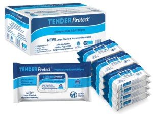 TenderProtect® XL Aloe Wipes for Personal Care
