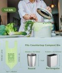 AYOTEE 50-Count Compostable Kitchen Trash Bags