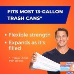 Hefty Ultra Strong 13 Gallon Kitchen Trash Bags 80ct