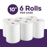 High Capacity Industrial Paper Towels - 6 Rolls