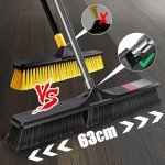 24" Heavy-Duty Push Broom for Deep Cleaning