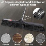 24" Heavy-Duty Push Broom for Deep Cleaning