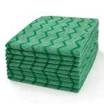 Rubbermaid Microfiber Cleaning Cloth, 16"x16", Green