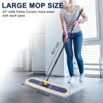 24" Heavy Duty Dust Mop with Reusable Pads