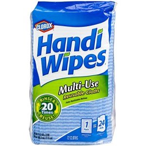Clorox Reusable Multi-Use Handi Wipes, 72 Count