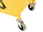 Yellow 35-Quart Mop Bucket with Down Press Wringer