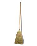 Heavy Duty Corn Broom with Wood Handle