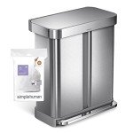simplehuman Code H Drawstring Trash Bags, 60 Count