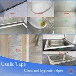 Waterproof Self-Adhesive White Caulk Tape for Bathrooms
