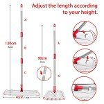 MASTERTOP 16x8.4" Microfiber Mop with Refills