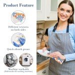 Lucomb 8 Pack Reusable Swedish Dish Cloths